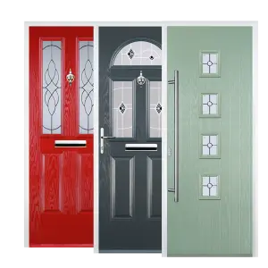 Composite trade doors